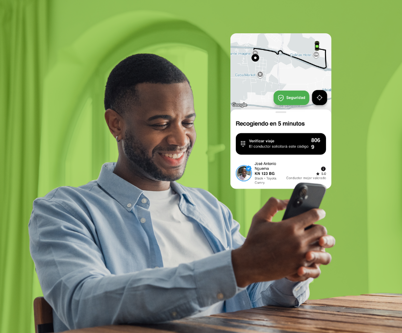 Usuario con la app de usuarios Buga
